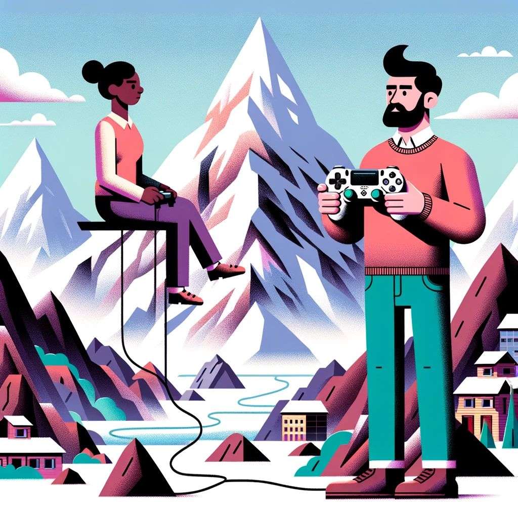 someone gazing at Mount Everest, game design